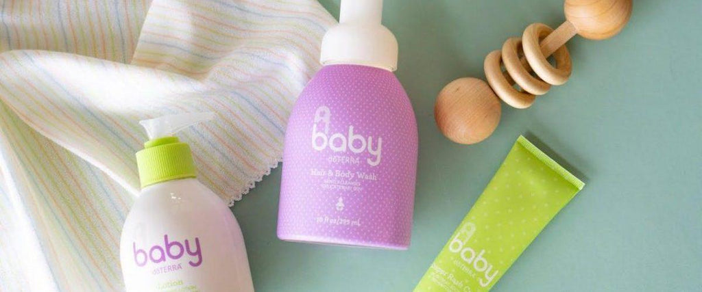 produtos para bébé com óleos essenciais doterra
