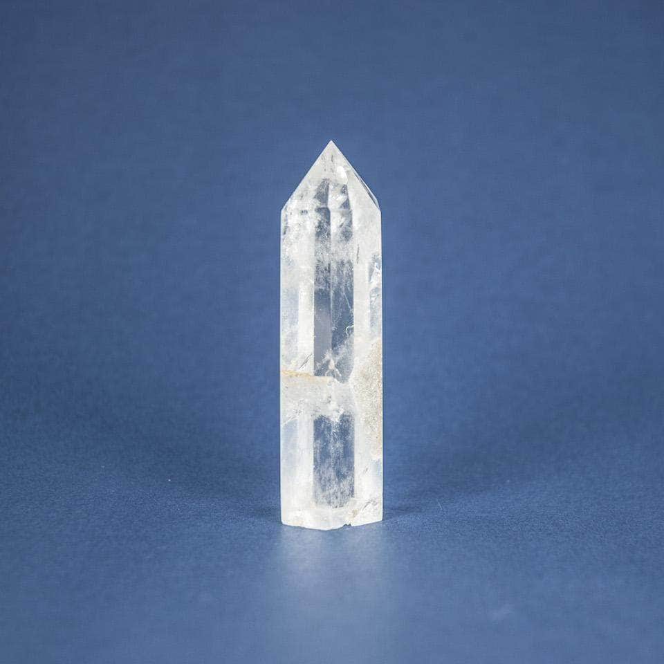 ponta quartzo de cristal laminado