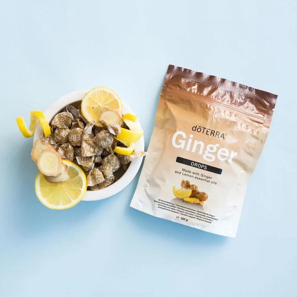 Rebuçados Gengibre e Limão (Ginger Drops)