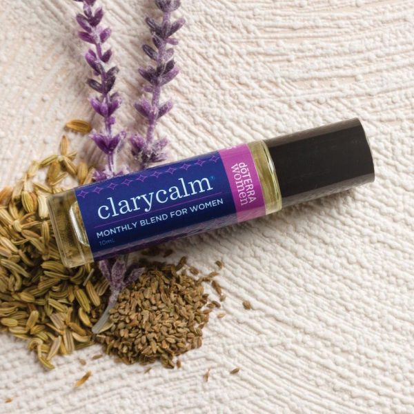 clarycalm doterra óleo essencial menstrual dores menopausa