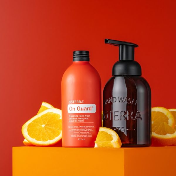 espuma de limpeza de mãos on guard novo produto