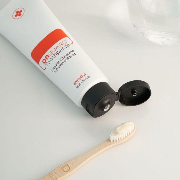 pasta de dentes natural e bio doterra com óleos essenciais